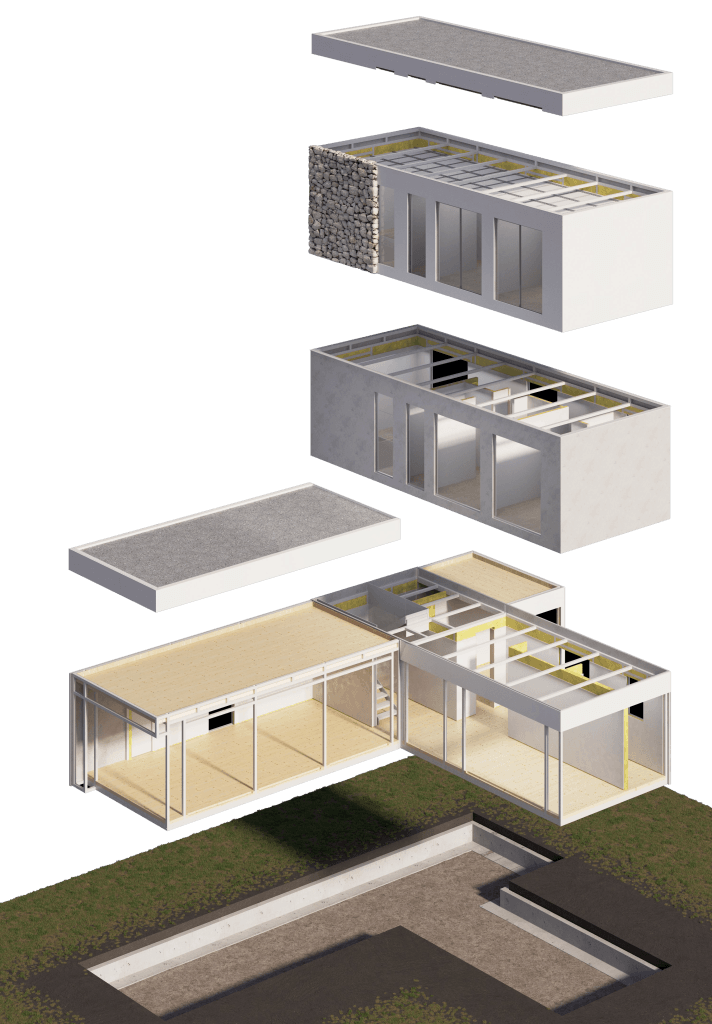 ¿Cómo se construye una vivienda Terraneum?